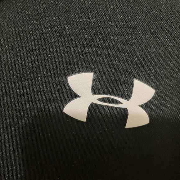 2 Under Armour Long Sleeve Dri Fit Polos Great Condition NAVY and BLACK - Picture 4 of 8